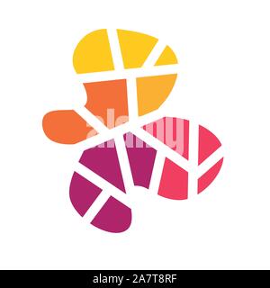 Abstrakte bunte geometrische Form - Vector Illustration Stock Vektor
