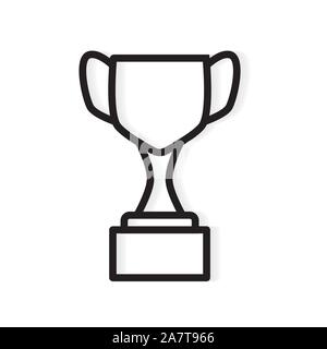 Sieger cup icon-Vector Illustration Stock Vektor