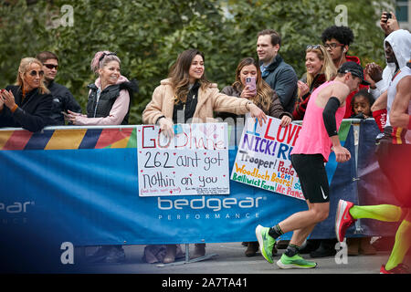 New York Marathon, New York City, 3. November 2019 Stockfoto