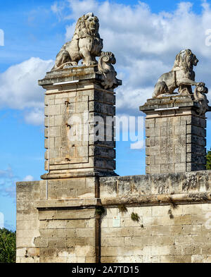 Der Pont Aux Lions oder Pont de Lunel in Arles, Frankreich Stockfoto