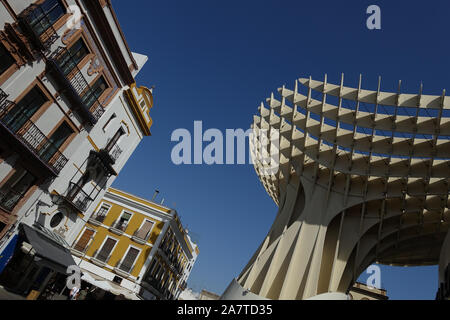 Metropol Parasol, Plaza de la Encarnación, Sevilla Stockfoto