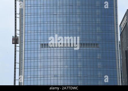 Außenansicht der Twin Towers von Guiyang International Finance Centre in Guiyang City, im Südwesten Chinas Provinz Guizhou, 21. August 2019. Nach 1131 Stockfoto