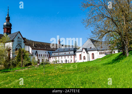 Kloster Eberbach, mystische Erbe der Zisterzienser Mönche im Rheingau, Drehort für den Film Der Name der Rose, Hessen, Deutschland Stockfoto