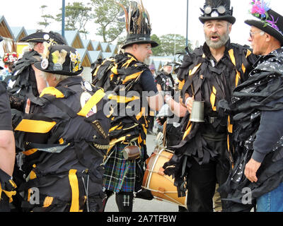 Morris Dancers eine Pause Stockfoto