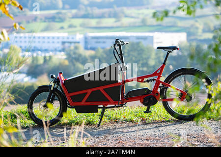 Deutsche Fahrrad Hersteller Riese und Müller Stockfoto