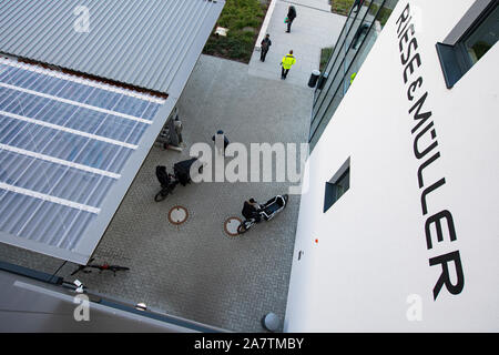 Deutsche Fahrrad Hersteller Riese und Müller Stockfoto