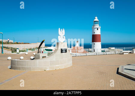 General Wladyslaw Sikorski Denkmal in Europa Point, Gibraltar, Großbritannien Stockfoto