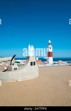 General Wladyslaw Sikorski Denkmal in Europa Point, Gibraltar, Großbritannien Stockfoto