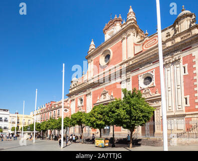 Die Salvador Kirche des Göttlichen Salvador San Salvador Kirche Iglesia del Divino Salvador Plaza del Salvador Sevilla Spanien EU Europa Stockfoto