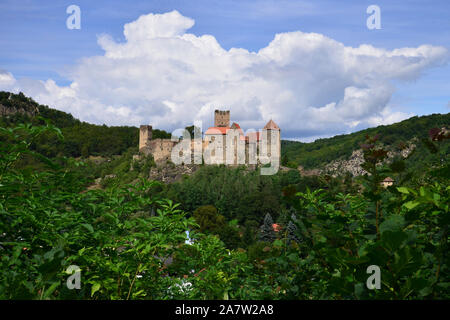 Burg Hardegg, Thayatal Nationalpark, Waldviertel, Niederösterreich, Österreich, Europa Stockfoto