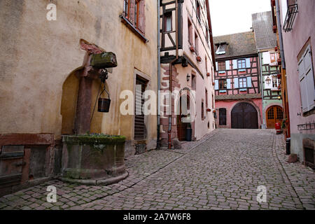 Riquewihr, Elsass, Frankreich Stockfoto