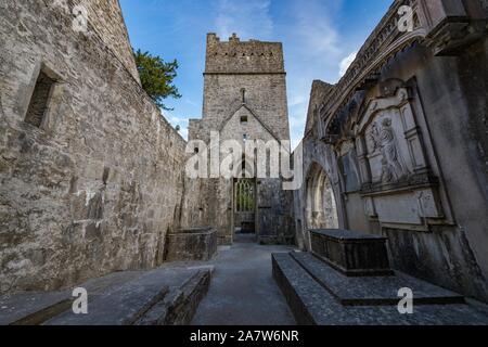 Muckross Abbey in den Killarney National Park in Irland Stockfoto