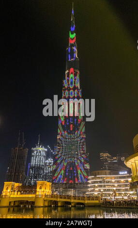 DUBAI Burj Khalifa Stockfoto