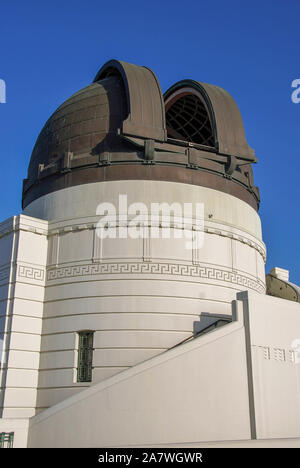 LOS ANGELES, Kalifornien, USA - MÄRZ 2009: In der Nähe des Griffith Observatory, die auf dem Mount Hollywood über der Stadt befindet. Stockfoto