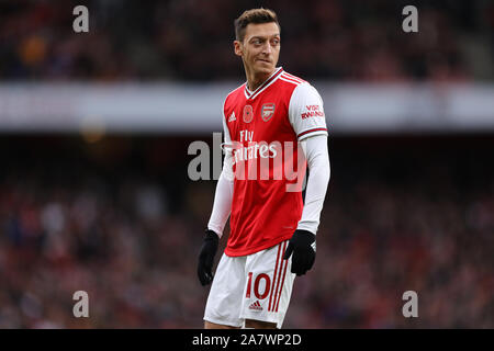 Mesut Ozil von Arsenal Arsenal v Wolverhampton Wanderers, Premier League, Emirates Stadium, London, Großbritannien - 2 November 2019 Editorial nur verwenden - DataCo Einschränkungen Stockfoto