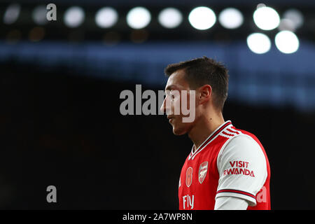 Mesut Ozil von Arsenal Arsenal v Wolverhampton Wanderers, Premier League, Emirates Stadium, London, Großbritannien - 2 November 2019 Editorial nur verwenden - DataCo Einschränkungen Stockfoto