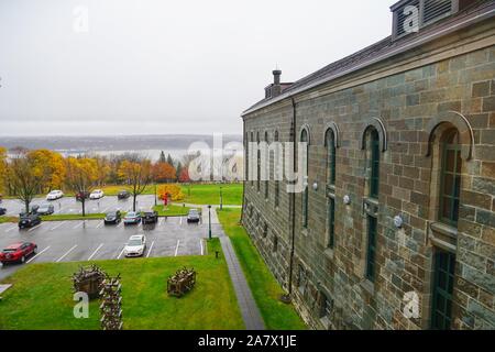 QUEBEC CITY, Kanada-31 Oct 2019 - Blick auf das Musée national des beaux-arts du Québec (MNBAQ), eine Art Museum in vier Pavillons in Batt entfernt Stockfoto