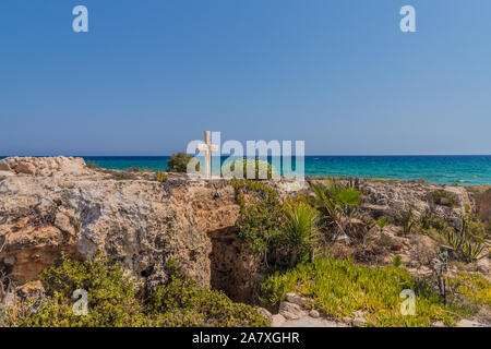 Eine typische Ansicht in Agia Napa auf Zypern Stockfoto