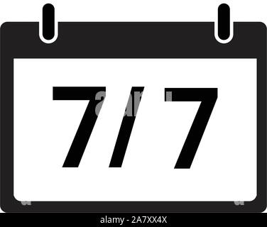 Verlässliche Dienstleistungen sieben Tage. Stock Vektor