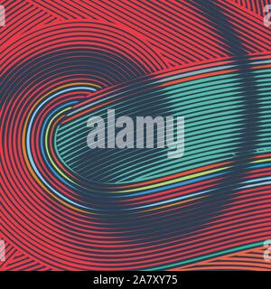 Zusammenfassung Hintergrund mit bunten Linien. Zusammenfassung Hintergrund mit bunten Linien. Bunten Hintergrund Design. Hintergrund mit abstrakten Wellenlinien Stock Vektor