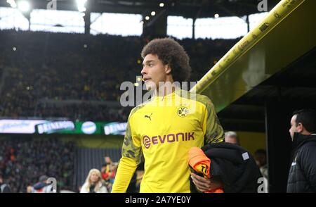 Dortmund, Deutschland. 02 Nov, 2019. firo: 02.11.2019, Fußball, Fussball: 1. Bundesliga: BVB Borussia Dortmund - VfL Wolfsburg 3:0 Hochformat, Sitzbank, | Verwendung der weltweiten Kredit: dpa/Alamy leben Nachrichten Stockfoto