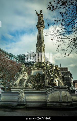 Sankt Georgsbrunnen in Trier, Deutschland Stockfoto