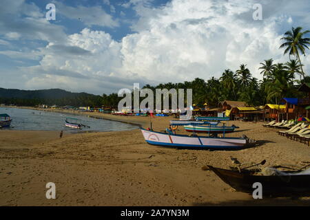 Palolem Beach in Goa, Indien Stockfoto
