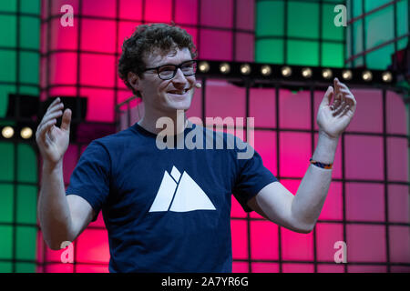 November 04, 2019. Lissabon, Portugal. Gründer & CEO von Web Gipfel, Paddy Cosgrave in Web-Gipfel 2019 © Alexandre de Sousa/Alamy leben Nachrichten Stockfoto