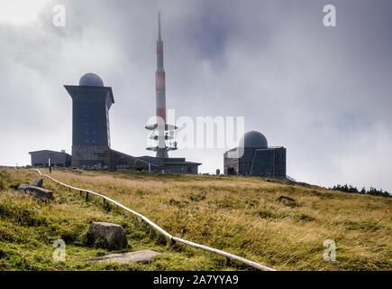 Der Brocken im Harz, Sachsen-Anhalt, Deutschland, Europa Stockfoto