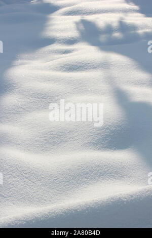 Weißer Schnee Hintergrund abstrakte Textur Stockfoto