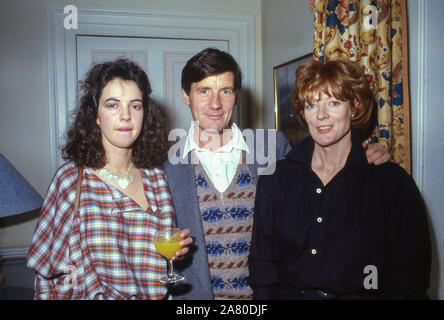 Maggie Smith, Michael Palin und Phoebe Nicolls Förderung Palin's Film Der Missionar 1982 Stockfoto