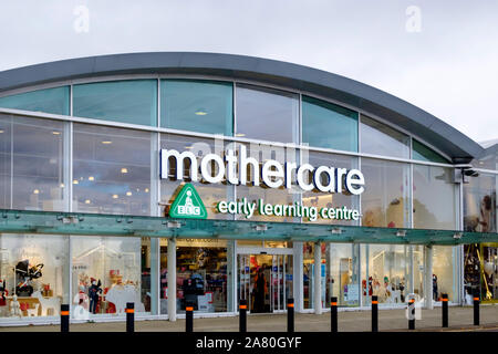 Die mothercare Store am Cribbs Causeway Retail Park am Stadtrand von Bristol UK Stockfoto