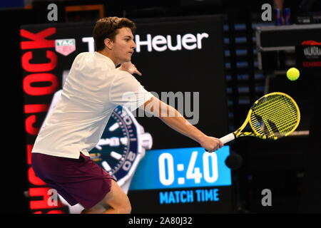 Mailand, Italien, 05. November 2019, miomir kecmanovic während des nächsten Gen ATP-Finale - Turnier Runde - Casper Ruud vs Miomir Kecmanović - Tennis Internationals - Kreditkarten: LPS/Alessio Tarpini/Alamy leben Nachrichten Stockfoto