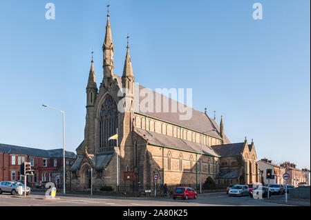 Außenansicht des Cathoiic Kirche des Hl. Thomas von Canterbury und dem Englischen Märtyrer, Preston, Lancashire, Großbritannien Stockfoto