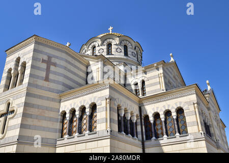 Die Vladimir Kathedrale in Chersonesos orthodoxe Kirche, Krim Stockfoto