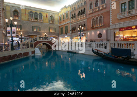 Blick auf Macau, ein Luxushotel und ein Casino-Resort Stockfoto