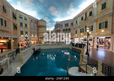 Blick auf Macau, ein Luxushotel und ein Casino-Resort Stockfoto