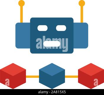 Autonome Symbol. Einfaches Element aus blockchain icons Collection. Kreative autonomen Symbol ui, ux, Anwendungen, Software und Infografiken Stock Vektor