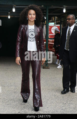 New York, NY, USA. 05 Nov, 2019. Sofia Wylie am Bau reihe Förderung der neuen Saison von Disney's High School Musical: Das Musical: Die Serie in New York City on November 05, 2019. Credit: Rw/Medien Punch/Alamy leben Nachrichten Stockfoto