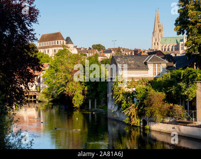 Europa, Frankreich, Chartres, Kathedrale Stockfoto