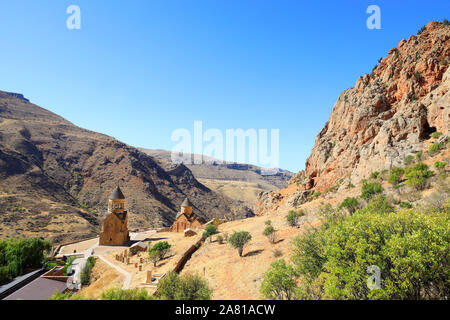 Kloster Noravank, surp Astvatsatsin, Armenien, Asien Stockfoto