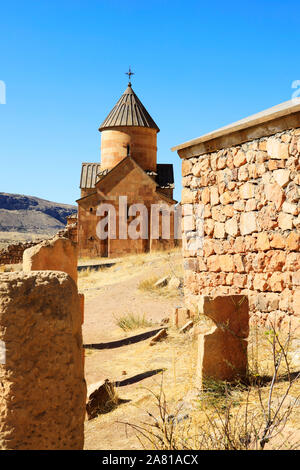 Kloster Noravank, surp Astvatsatsin, Armenien, Asien Stockfoto