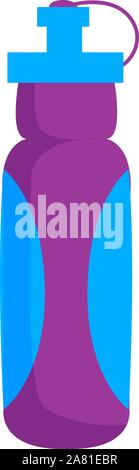 Sport bottle, Illustration, Vektor auf weißem Hintergrund. Stock Vektor