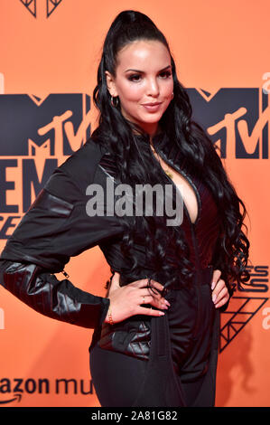 Sevilla, Spanien. 03 Nov, 2019. Juju an den MTV EMAs 2019 an fibes Konferenz- und Ausstellungszentrum am 3. November 2019 in Sevilla, Spanien. Credit: Geisler-Fotopress GmbH/Alamy leben Nachrichten Stockfoto