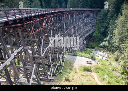 Kinsol Gestellbrücke Stockfoto