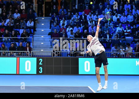 Mailand, Italien, 05. November 2019, Ugo Humbert bei Next Gen ATP-Finale - Turnier Runde - Ugo Humbert vs Mikael Ymer - Tennis Internationals - Kreditkarten: LPS/Alessio Tarpini/Alamy leben Nachrichten Stockfoto