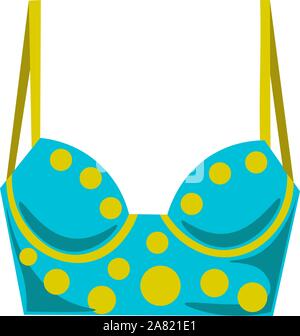 Blaues Hemd, Illustration, Vektor auf weißem Hintergrund. Stock Vektor