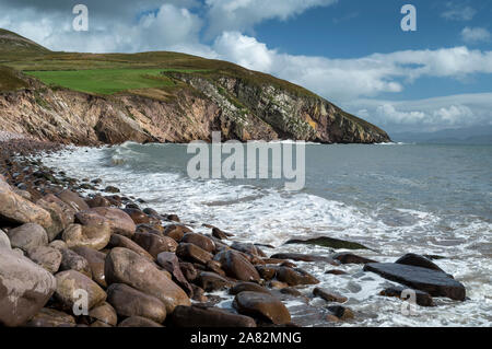 MINARD CASTLE Halbinsel Dingle Grafschaft Kerry Irland Stockfoto