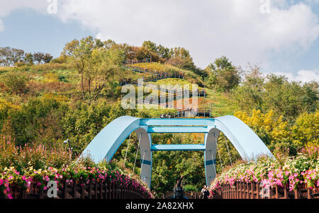 Sky Park Treppen in Seoul, Korea Stockfoto