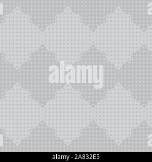 Die nahtlose Vektor Muster Hintergrund mit geometrischen Formen in Graustufen Stock Vektor